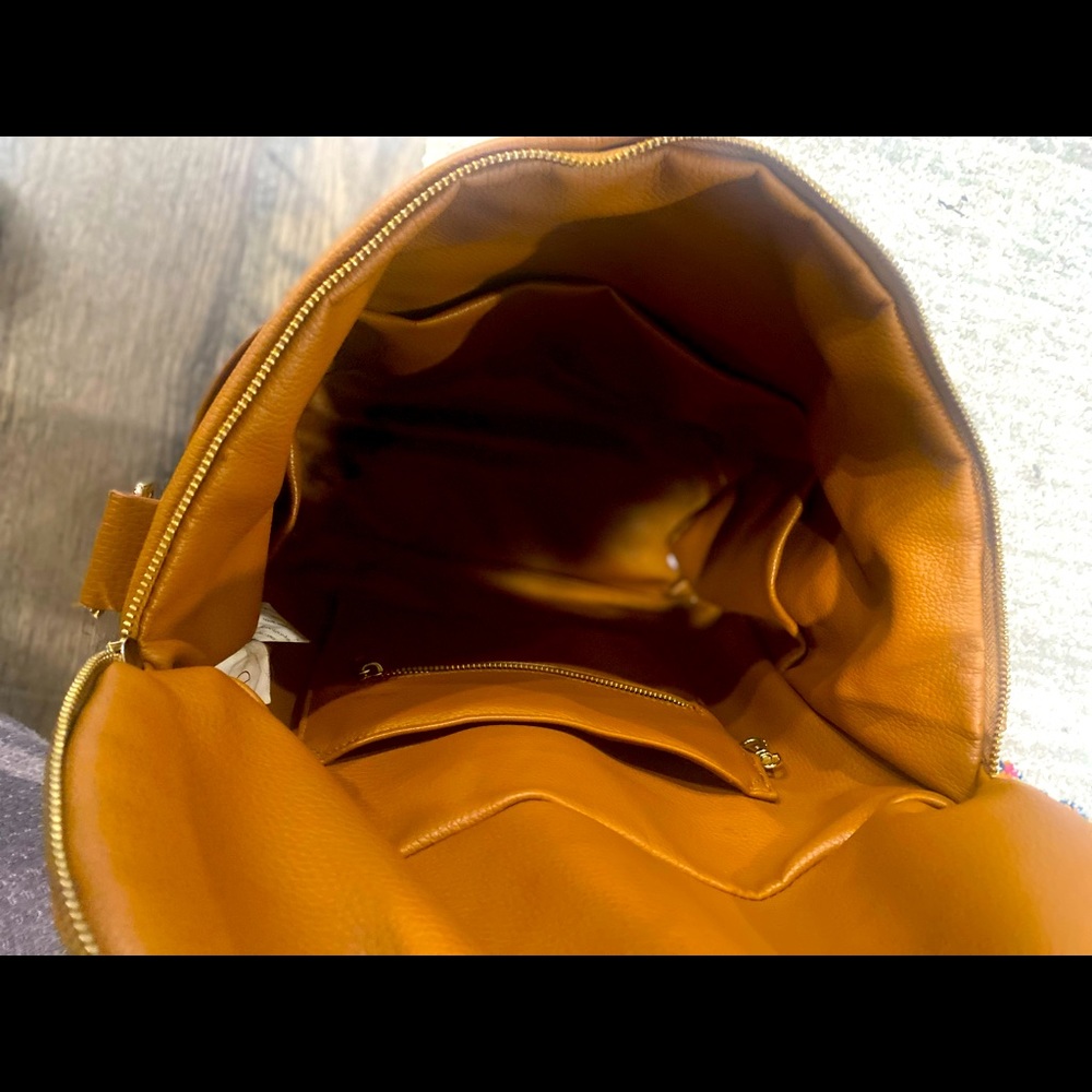 Fawn leather bag the original diaper bag